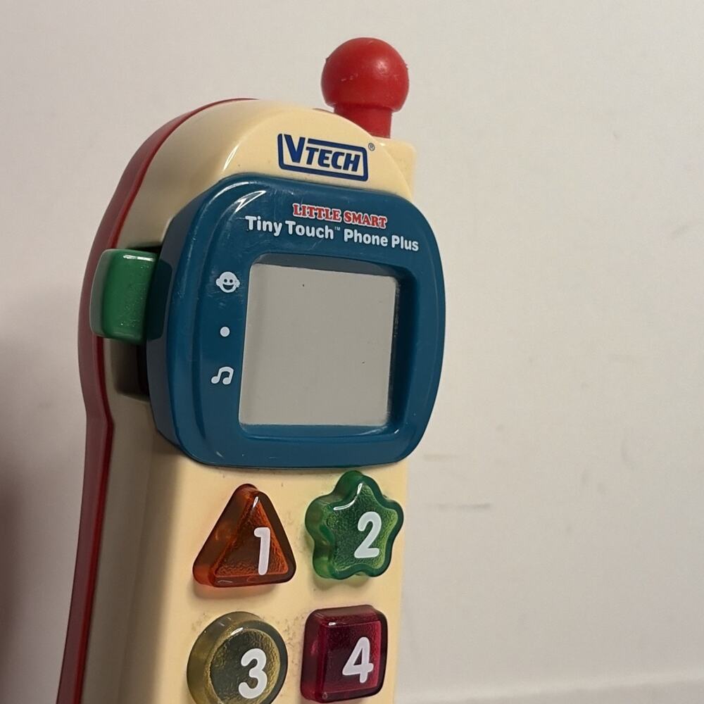 VTech Little Smart Tiny Touch Plus Phone Tested Working Batteries Included - Picture 9 of 10